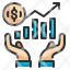 benefit-increase-growth-statistics-report-icon