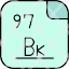 berkelium-periodic-table-chemistry-atom-atomic-chromium-element-icon