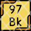berkelium-periodic-table-chemistry-metal-education-science-element-icon