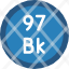 berkelium-periodic-table-chemistry-metal-education-science-element-icon