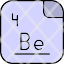 beryllium-periodic-table-chemistry-atom-atomic-chromium-element-icon