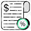 bill-discount-invoice-payment-slip-commerce-financial-doc-icon