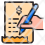 bill-payment-sign-receipt-pen-icon