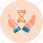 biology-chromo-some-dna-genetics-genome-science-icon