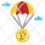 bitcoin-air-drop-delivery-parachute-icon