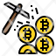 bitcoin-cryptocurrency-coin-pickaxe-mining-icon