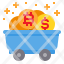 bitcoin-mine-cart-currency-payment-load-icon