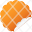 blank-cloud-flower-label-orange-sticker-icon