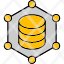 blockchain-technology-crypto-finance-database-icon