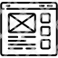 blog-article-layout-wireframe-website-icon