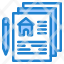 blueprint-document-home-pen-icon