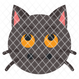 blush icon, cat icon, animal icon, expression icon, emoji icon, face icon