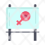 board-ad-message-women-womens-day-icon