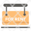 board-sign-for-rent-real-estate-icon