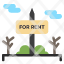 board-sign-real-estate-for-rent-icon