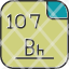 bohrium-periodic-table-atom-atomic-chemistry-element-icon