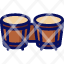 bongo-drums-drum-percussion-culture-icon