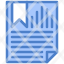 bookmark-data-page-paper-report-icon