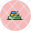 books-pile-heap-stack-bundle-icon