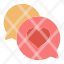 bouble-chat-heart-icon