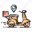 box-delivery-express-parcel-postman-scooter-icon