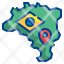 brazil-map-location-country-geography-nation-flag-icon