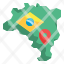 brazil-map-location-country-geography-nation-flag-icon