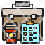 briefcase-checklist-coffee-takeaway-icon