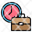 briefcase-suitecase-business-human-resource-clock-icon