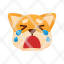 brown-cry-shiba-inu-emoji-emotional-sad-sadness-icon