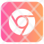 browser-chrome-gradient-orange-icon