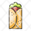 burrito-beef-food-meat-mexican-salad-icon