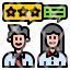 business-man-review-woman-ratting-conversation-icon