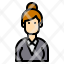 business-woman-avatar-bun-icon
