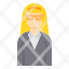 business-woman-avatar-long-hair-glasses-icon
