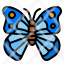 butterfly-insect-blue-animals-moths-icon