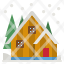 cabin-snow-winter-house-building-icon