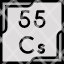 caesium-periodic-table-chemistry-metal-education-science-element-icon