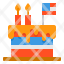 cake-america-independence-dayth-of-july-food-icon