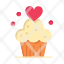 cake-cup-muffins-baked-sweets-valentine-valentines-day-love-icon