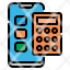 calculator-phone-mobile-math-technology-icon