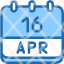 calendar-april-sixteen-date-monthly-time-and-month-schedule-icon