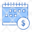 calendar-banking-dollar-money-time-economic-icon