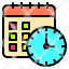 calendar-clock-deadline-development-happy-lesson-icon