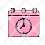 calendar-clock-month-project-plan-schedule-timetable-watch-icon
