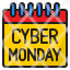 calendar-cyber-money-ecommerce-shopping-discount-icon