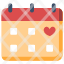 calendar-date-event-february-marriage-romantic-icon