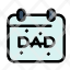 calendar-date-father-fathers-day-icon