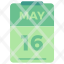 calendar-date-moon-business-green-icon