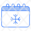 calendar-date-snow-flake-winter-festival-cold-icon